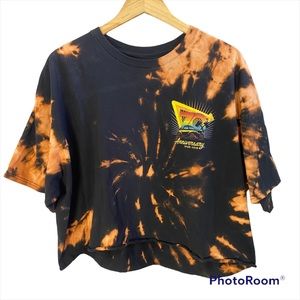 In-N-Out Burger Cropped Bleach Dyed 70th Anniversary 2018 Tee XXL